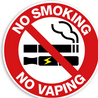 All guest rooms are strictly NO smoking OR Vaping